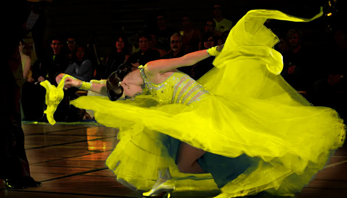 Yellow Dance Ballgown